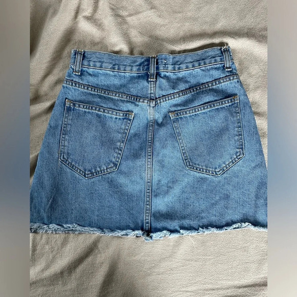 Forever 21 Denim Button Up Mini Skirt - Picture 6 of 6